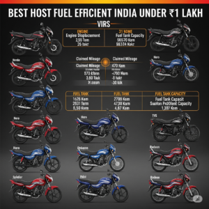 Best Bikes Up to 1 Lakh in India for Mileage