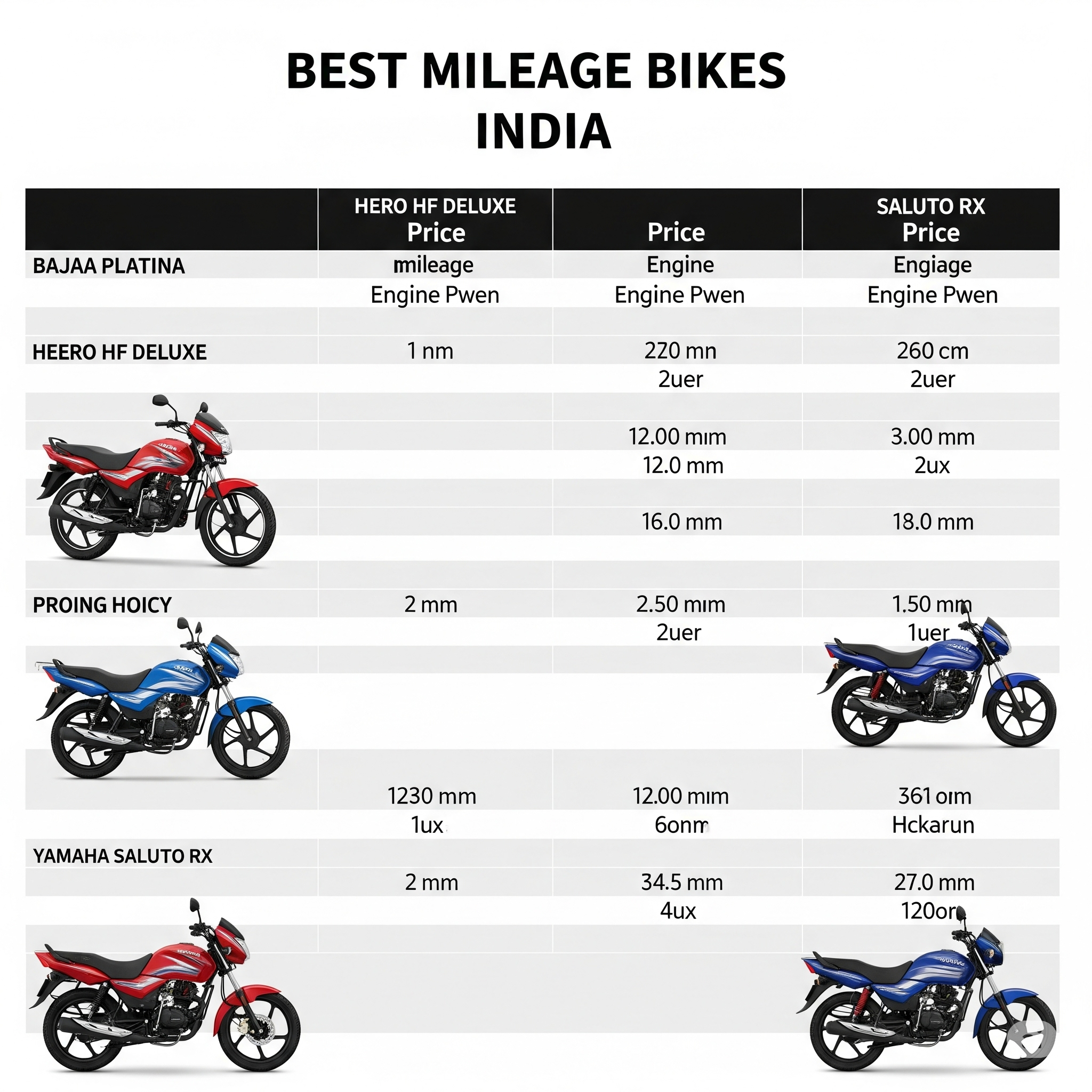 Best Mileage Bikes in india 2025