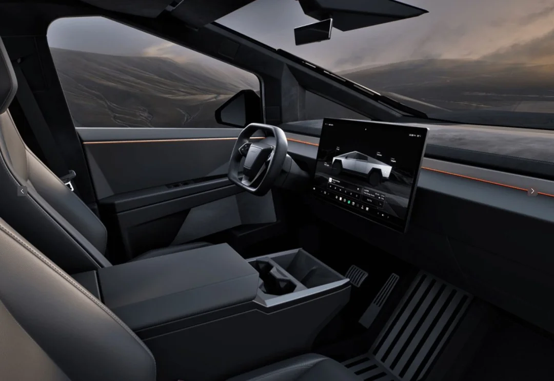 cybertruck interior